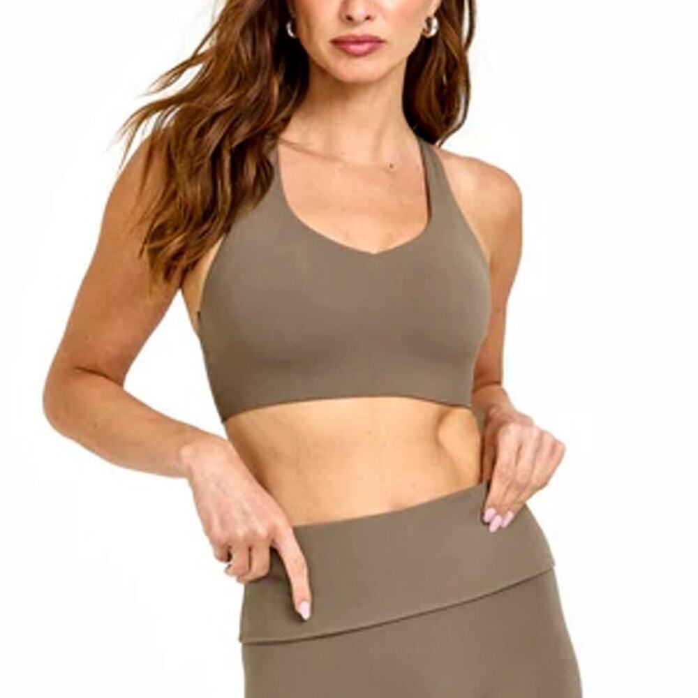 Oner Actiive Moss Brown SoftMotion Sports Bra Size XS